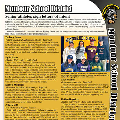 Montour School District News